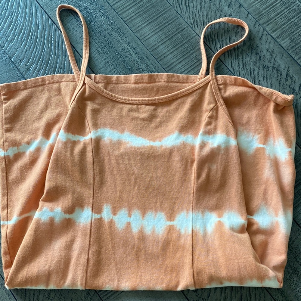 Orange and White Billabong Dress